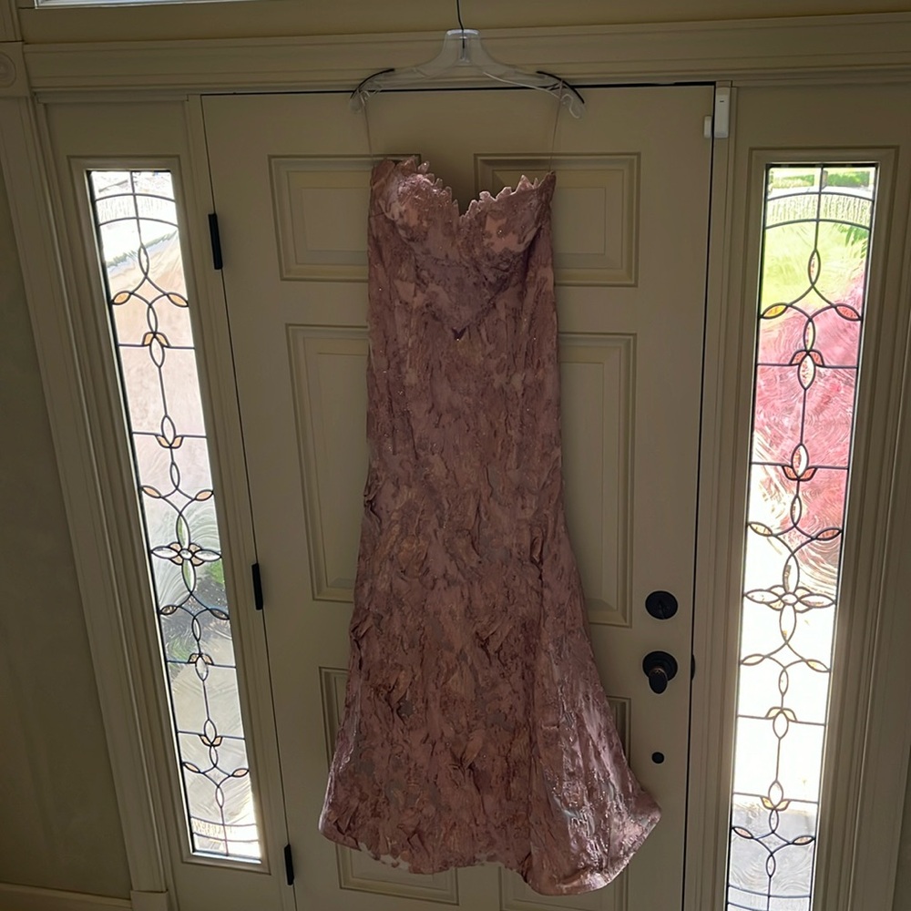 Renee Ruiz size 10 strapless gown
